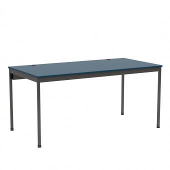 EDV-Tisch, 160x90 cm (B/T), 72 cm hoch, offener Blechkabelkanal, EDV-Tisch, 160x90 cm (B/T), 72 cm hoch, offener Blechkabelkanal,
